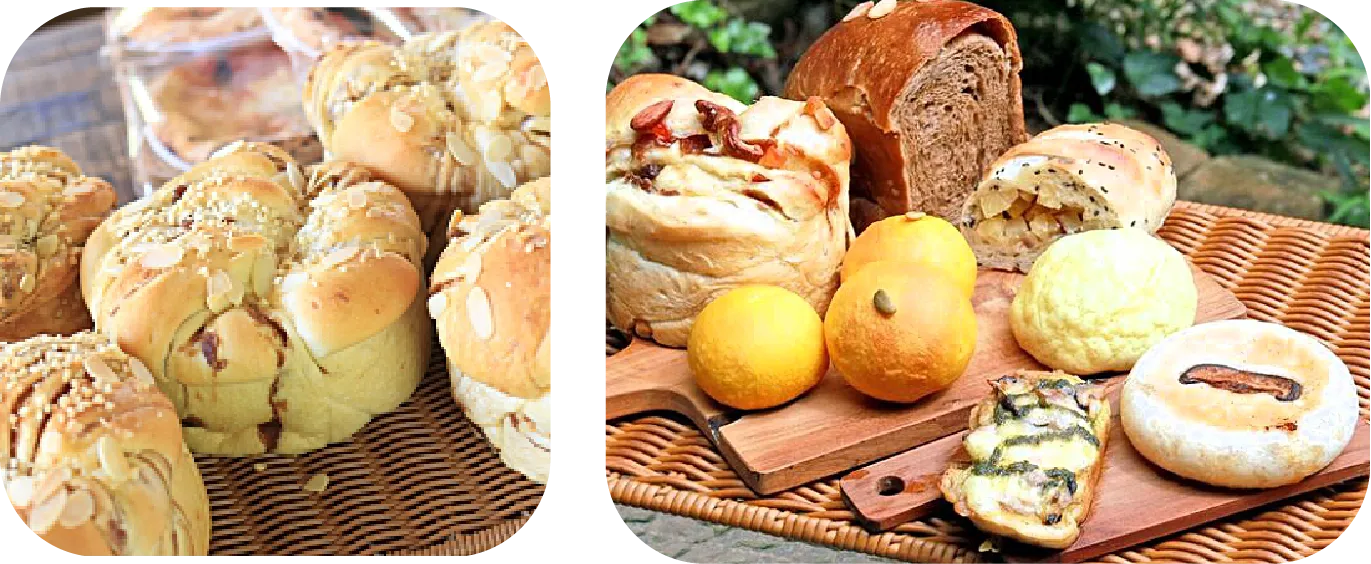 森のパン工房 森パンの様々なパン