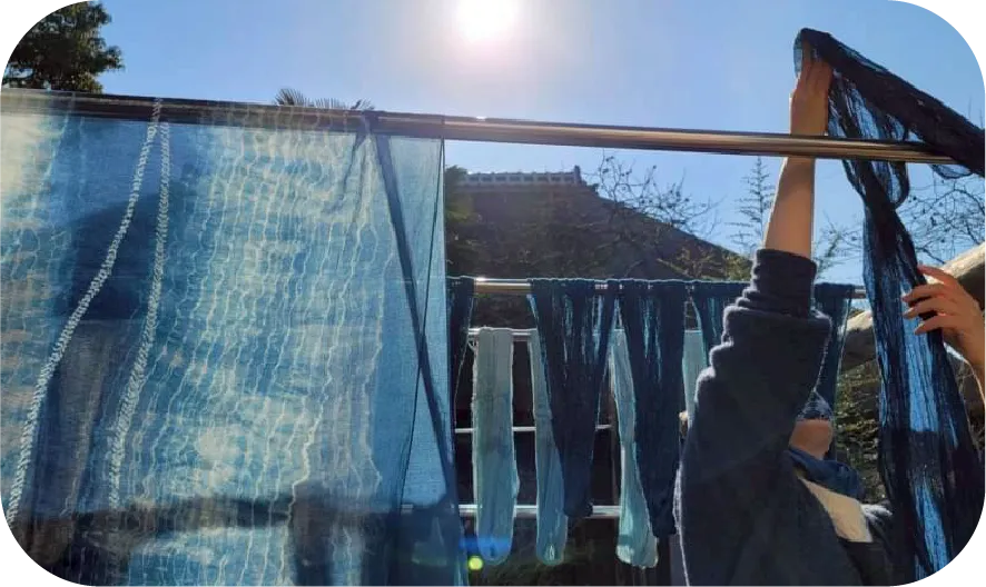 日下田藍染工房/『片瞑り』のキービジュアル